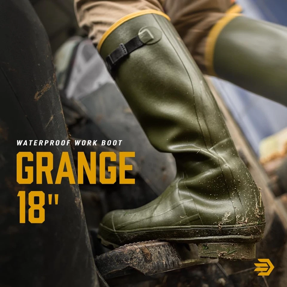 LaCrosse Grange Rubber Hunting & Work Boots for Men - Waterproof ZXT Rubber, ... - Image 2 of 4