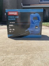Freedom Garden Power Leaf Blower 840W 7A 120V Electric Handheld 15000 RPM