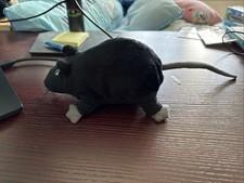 Ikea Gosig Ratta Black Rat Mouse Stuffed Animal Plush Toy 8  No Tush Tag