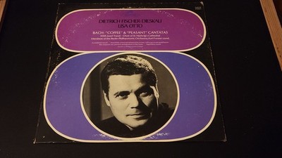 Dietrich Fischer Dieskau, Lisa Otto, Bach ''Coffee'' & ''Peasant'' Cantatas Vinyl LP