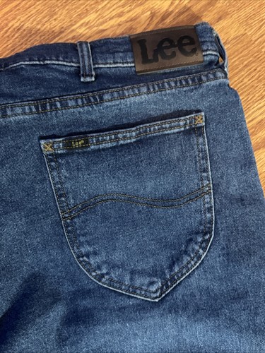 LEE Relaxed Fit Jeans Stretch Straight Leg Relaxed Seat & Thigh Frosted Knight - Picture 4 of 8