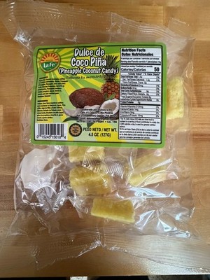 Coconut-Pineapple Candy (Coco-Pina) By Fabrica De Dulces La Fe