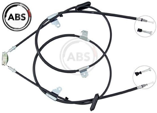 A.B.S. K19896 Seilzug FüR Feststellbremse Handbremsseil Bremsseil-image
