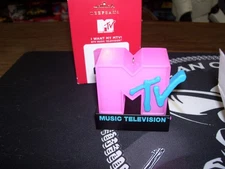 MTV Ornament Music Television Hallmark  “Light & Sound “ NIB NEW -MINT VERY RARE