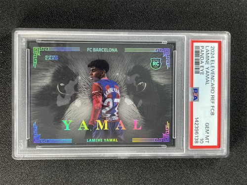 2024 Elevencard Refractor Fc Barcelona Lamine Yamal Panda Eye RC /50 PSA 10 MT