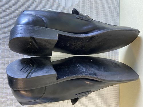 Salvatore Ferragamo Herren Schwarz Pferd Gebiss Halbschuhe Größe 8,5 2E - Bild 6 von 8