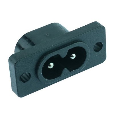 C8 Chassis Inlet IEC Power Connector Panel Mount Adapter