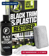ExoForma Black Trim Restorer - Lasts 6 Months, Dye Infused Waterproof Plastic R