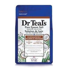 Dr Teal's Salt Soak with Pure Epsom Salt, Nourish 3 Ounce Pack of 1 , White