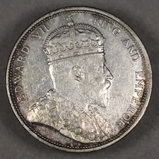1904 Straits Settlements Silver Dollar