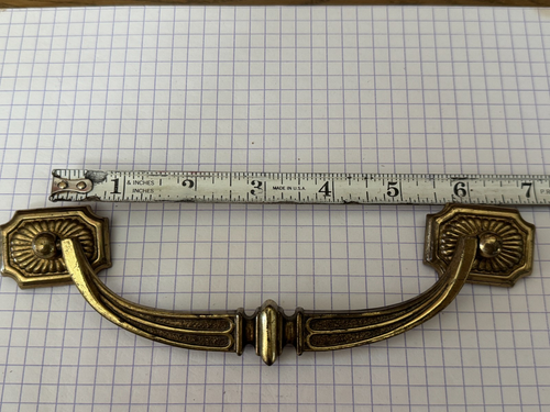 Huntley Thomasville Brass Pull Bardini Italian Collection KBC N 1918 6" c-c - Picture 7 of 7