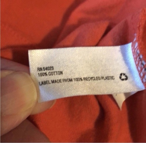 Gap Shirt Kids Orange & Gray Long Sleeve Faux Layered Casual Top Boys Sz XS 4-5 - Picture 9 of 9