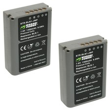 Wasabi Power Battery for Olympus BLN-1, BCN-1 2-Pack