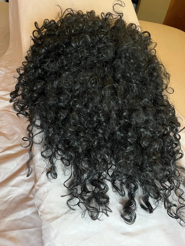 Peluca para Disfraces - Peluca Slash, Peluca Cher, Rocker, Peluca Larga Negra Rizada Foto 2 de 4