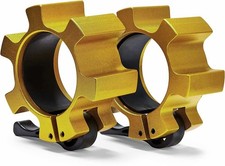 Metal Olympic Barbell Clamps 2inch Heavy Duty Exercise Collars,Weight Clips f...