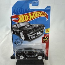 Hot Wheels 1:64 1968 Mercury Cougar HW Flames Black Muscle Car Diecast 164/250