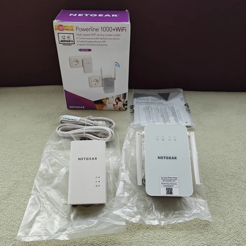 Pack de 2 Adaptateurs CPL NETGEAR PowerLINE 1000 + WiFi - PLW1000-100PES AV2
