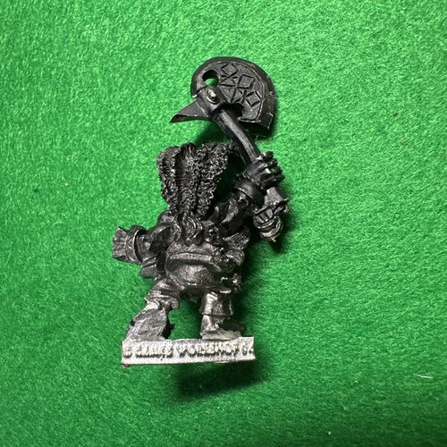 Warhammer Fantasy Dwarf Slayer Hacha Miniatura Metal Juegos Taller Enanos GW 🟢 - Imagen 4 de 4