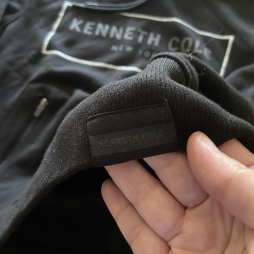 Kenneth Cole Hoodie Mens Medium Techni-Cole Mobility Fleece Pullover Zip Pockets - Picture 6 of 13
