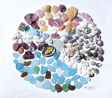 sea glass  okinawa sea shell mix from japan  tiny to small