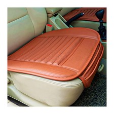 Dxnq Car Seat Cover Leather Interior Front Regular Leather Orange