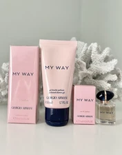 Giorgio Armani My Way Eau de Parfum Travel Sprayed Mini Bottle & Shower Gel Set