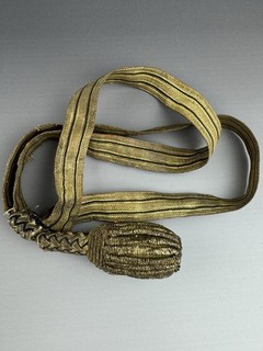 Unbekanntes Portepee / Faustriemen 1. Weltkrieg Kaiserzeit für Dolch oder Säbel