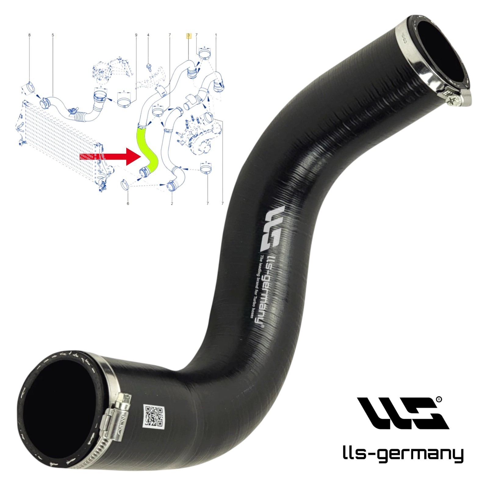 Turbo Hose For RENAULT Laguna II 2.2 dCi 8200272949 8200164890