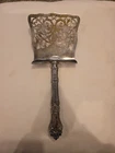 Reed And Barton Sterling Silver Handle Lasagna Server Engraved Cherub
