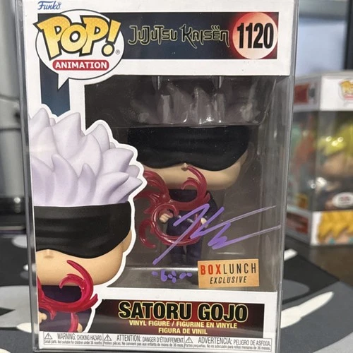 Funko Pop! Jujutsu Kaisen Satoru Gojo #1120 BoxLunch Exclusive Autograph PSA