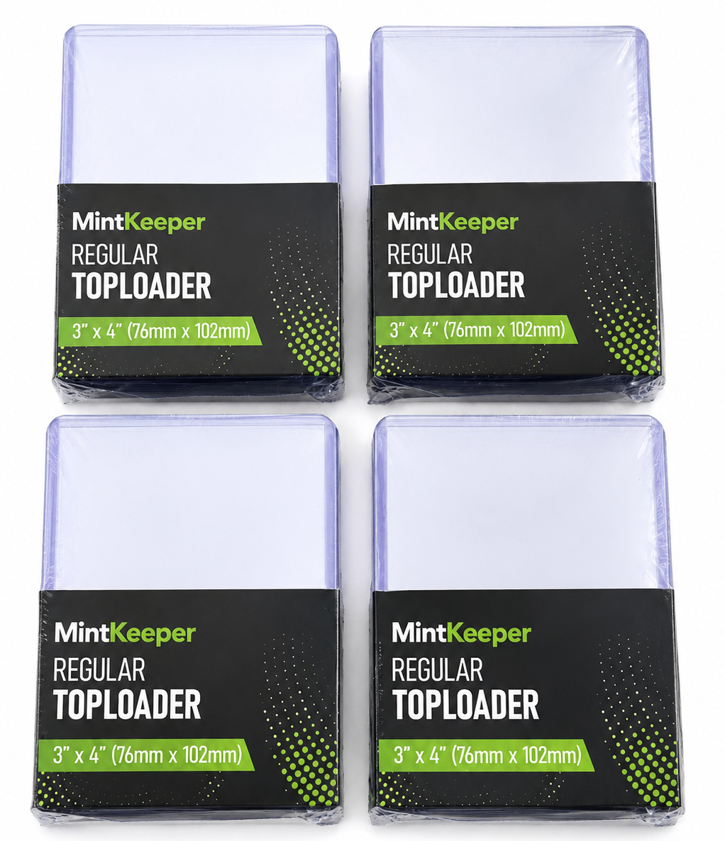 100 Mintkeeper 3x4 Top Loaders Trading Card Toploader Protectors Pokemon MTG