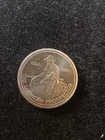 Rare Vintage 1985 Engelhard 1/4 Oz 999 Silver Prospector Eagle Round