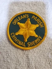 Vintage Orleans Parish Criminal Sheriff's Office patch