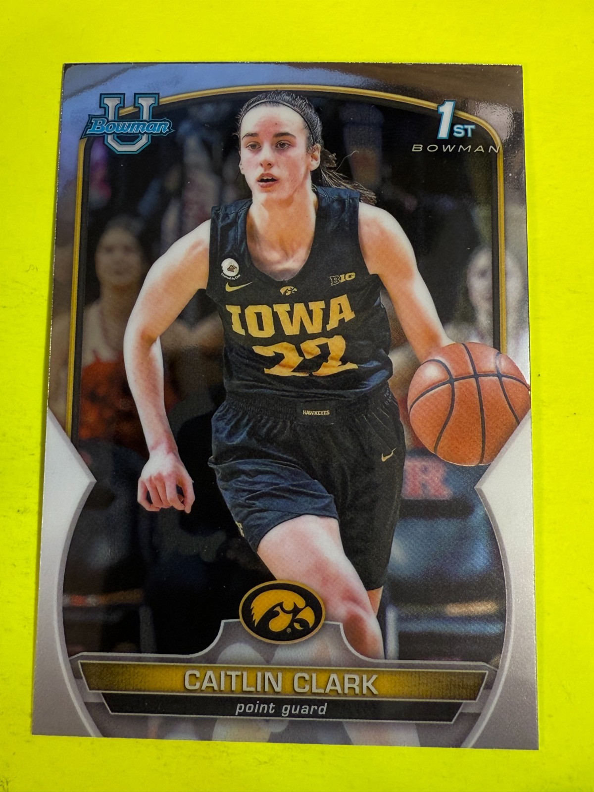 DA105466 2022-23 Bowman Chrome University #50 Caitlin Clark RC