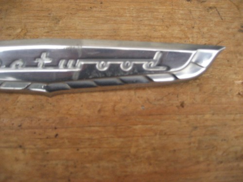 1951 1952 CADILLAC FLEETWOOD DASH EMBLEM TRIM MOLDING-ORIGINAL - Picture 3 of 12
