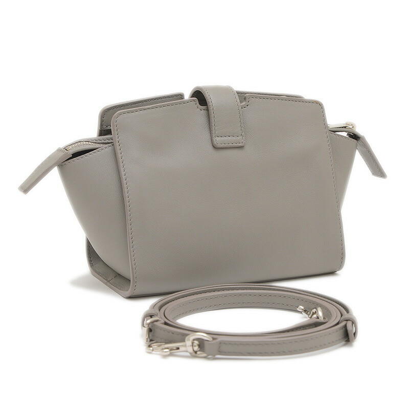 AUTENTICA BORSA A TRACOLLA CABAS GIOCATTOLO SAINT LAURENT PARIS PELLE GRIGIO 452322 BJ50N 2825