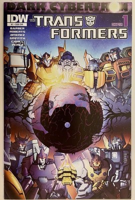 The Transformers: Dark Cybertron #1 (2013) Subscription Variant Cover IDW