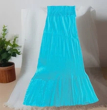 Ralph Lauren Aqua Blue Strapless Sundress or Maxi Skirt, Size M, NWOT