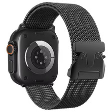 Milanese Loop Stainless Steel Band for Apple Watch Ultra 3/2 6-11 38-49mm