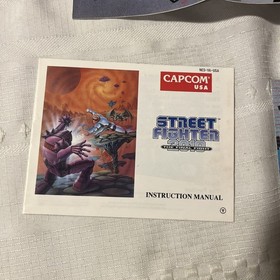 Street Fighter 2010 Nintendo NES Complete CIB with Inserts Cleaned Tested