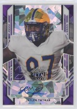 2021 Leaf Metal Draft Portrait Purple Crystals 16/20 Jaylen Twyman Auto no9