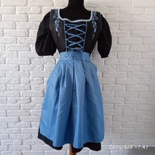 Tyrol Dirndl Oktoberfest Dress Size L and black blouse