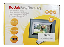 Kodak Easy Share 8" Digital Photo Frame SV811 - 1 GB Memory Card - NIB