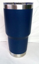 YETI : RAMBLER 30 OZ TUMBLER / DRINK THRU LID   NAVY BLUE- STORE DISPLAY ITEM