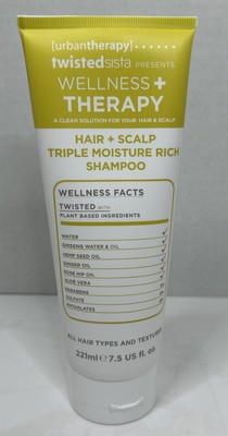 Urban Therapy Twisted Sista Hair Scalp Triple Moisture Shampoo Hemp Ginger 7.5oz