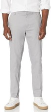 New Amazon essentials Men's dress trouser light grey slim fit waist 29 leg 30-C2