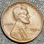 1954 Lincoln Wheat Cent • Fine to Extra Fine • Philadelphia Mint • Semi-Key