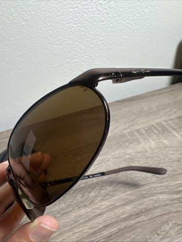 Ray Ban RB3176 014/47 FLIGHT PYTHON 60-17 BRAUN POLARISIERT METALLBÜGEL SONNENBRILLE - Bild 4 von 6