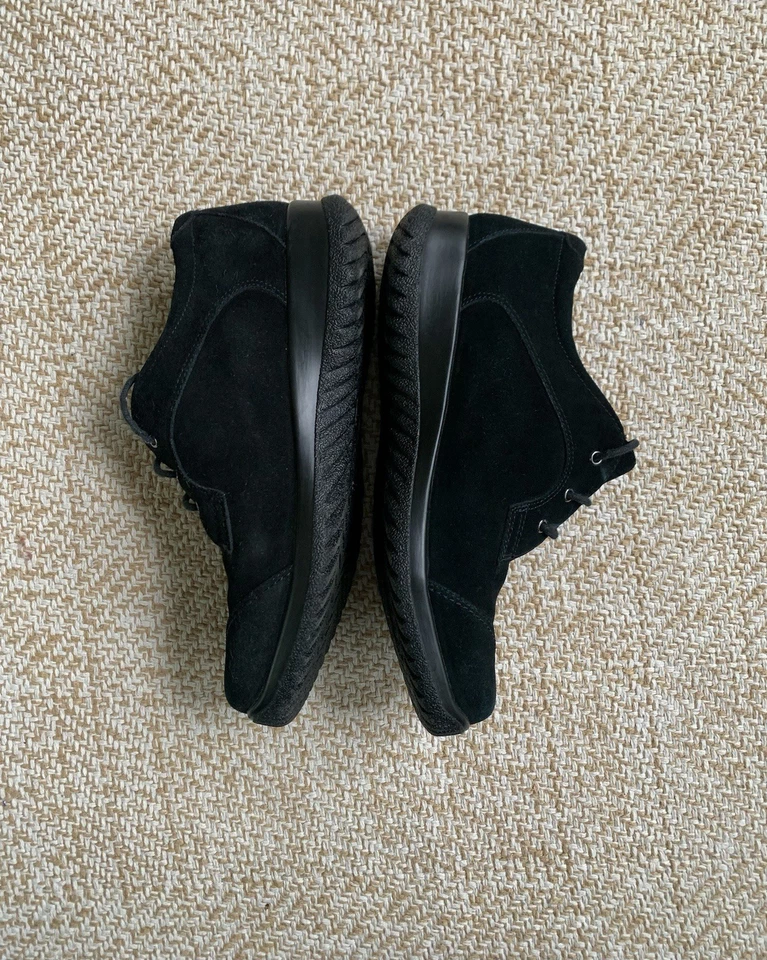 Zapatos cómodos terapéuticos DREW Hope para mujer negros gamuza Oxford con cordones 11 Foto 4 de 4