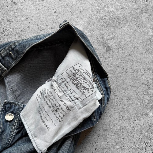 Levis 524 Engineered Mens Vintage Blue Twisted Seam Denim Jeans Size W32 L32, S - Picture 6 of 8